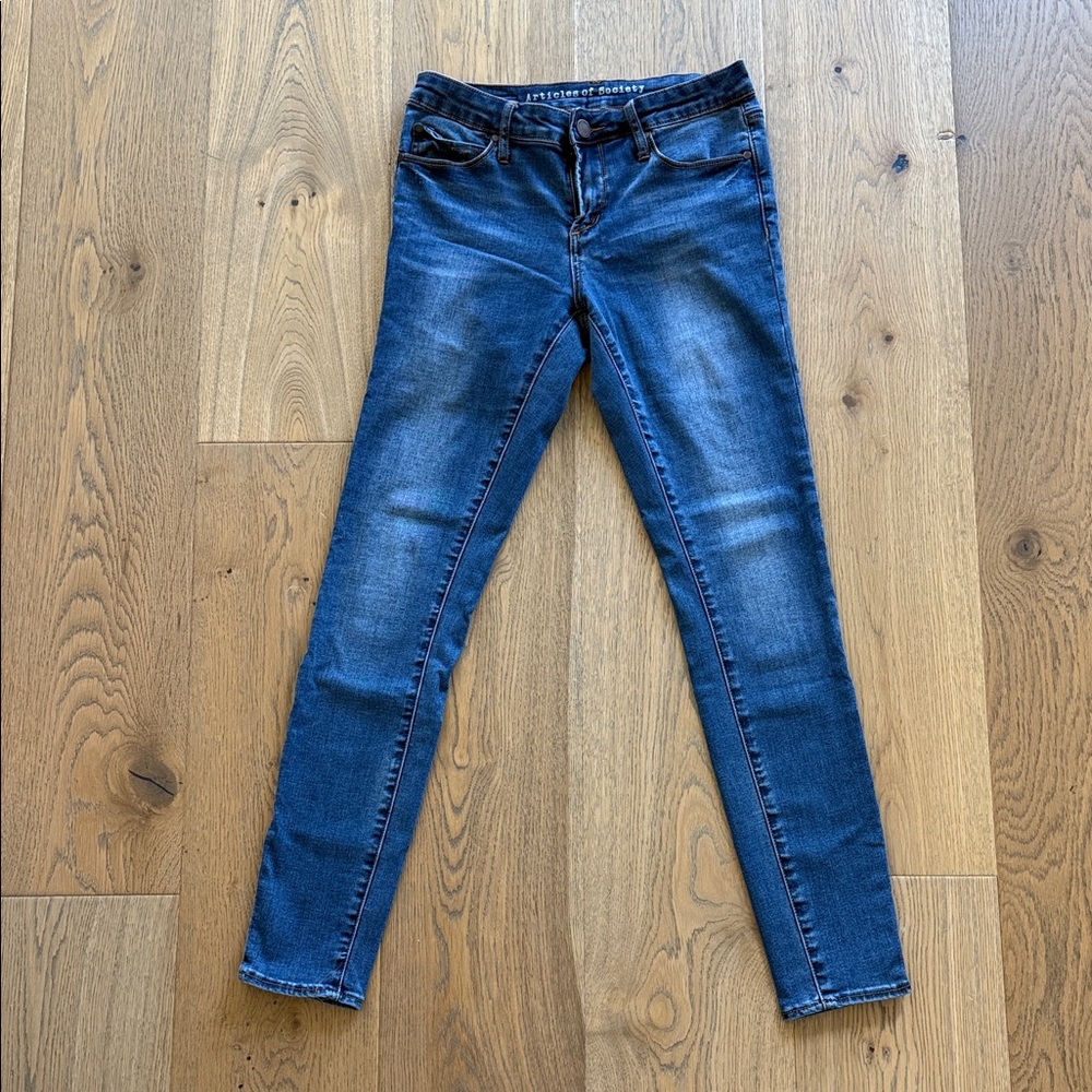 Articles of Society Dark Blue Women's Skinny Jeans